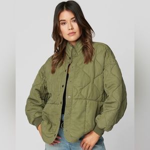 SOLD - BLANK NYC quilted bomber jacket